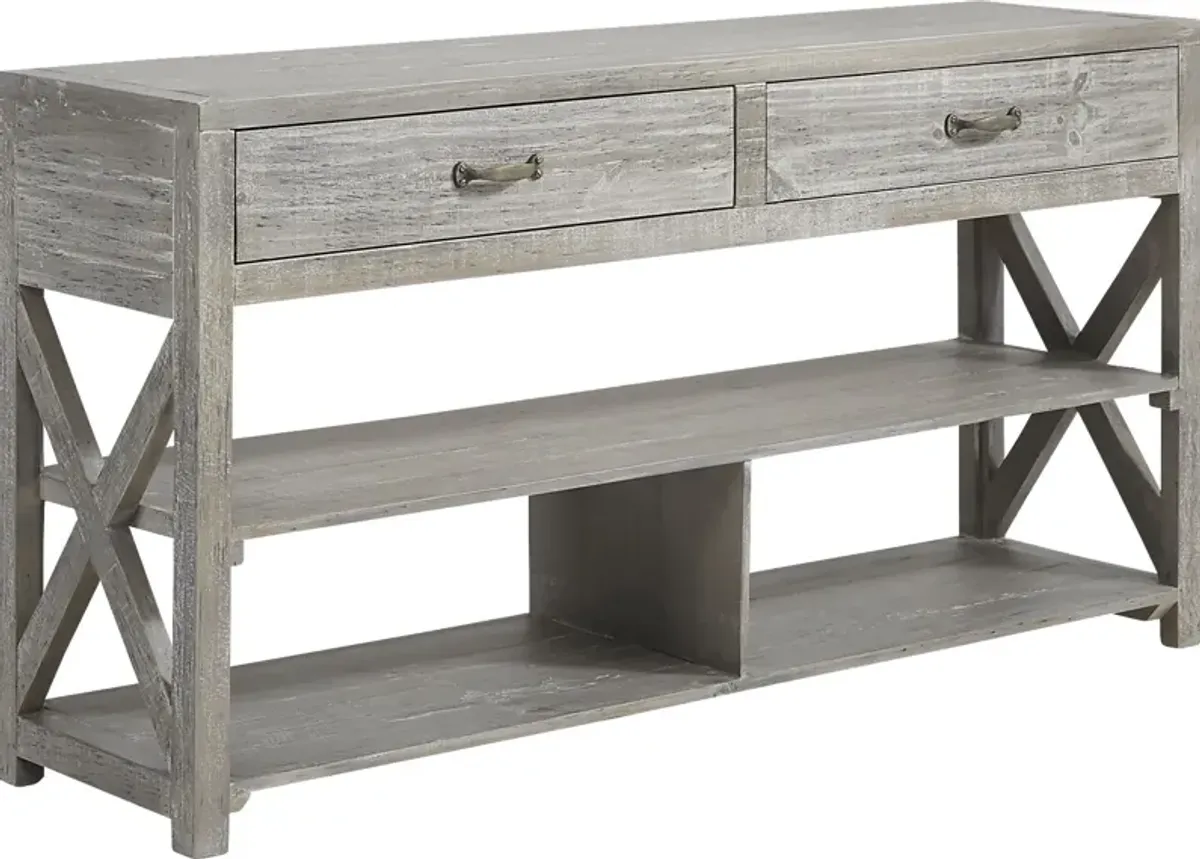 Savenay Gray Sofa Table