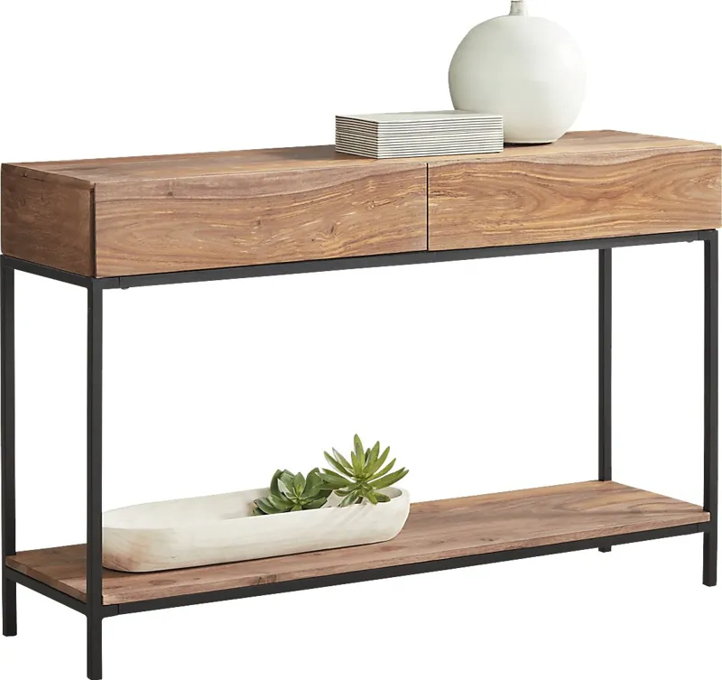 Stenlay Brown Sofa Table