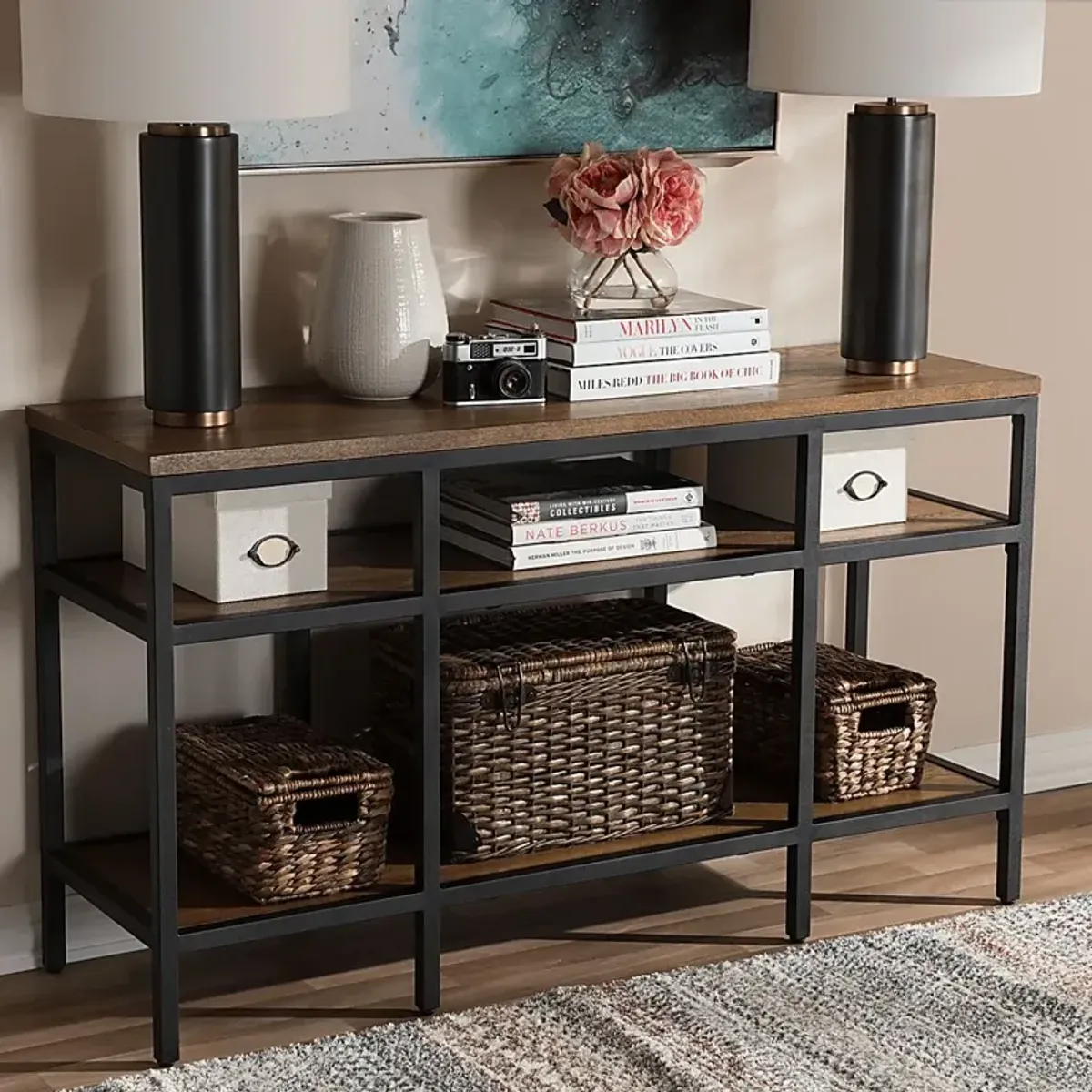 Gourley Oak Console Table