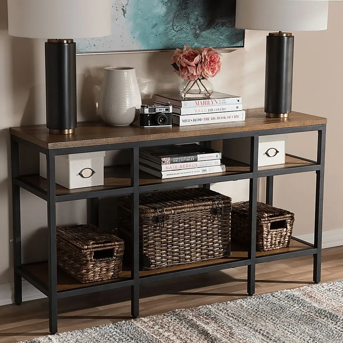 Gourley Oak Console Table