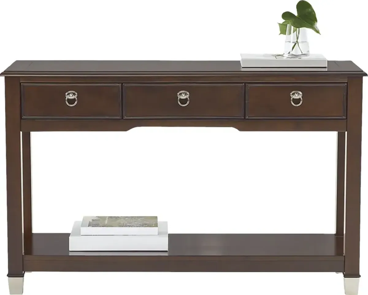 Elshan Walnut Sofa Table