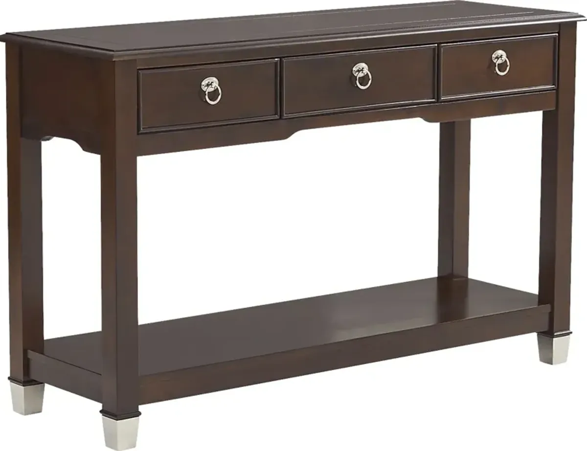 Elshan Walnut Sofa Table