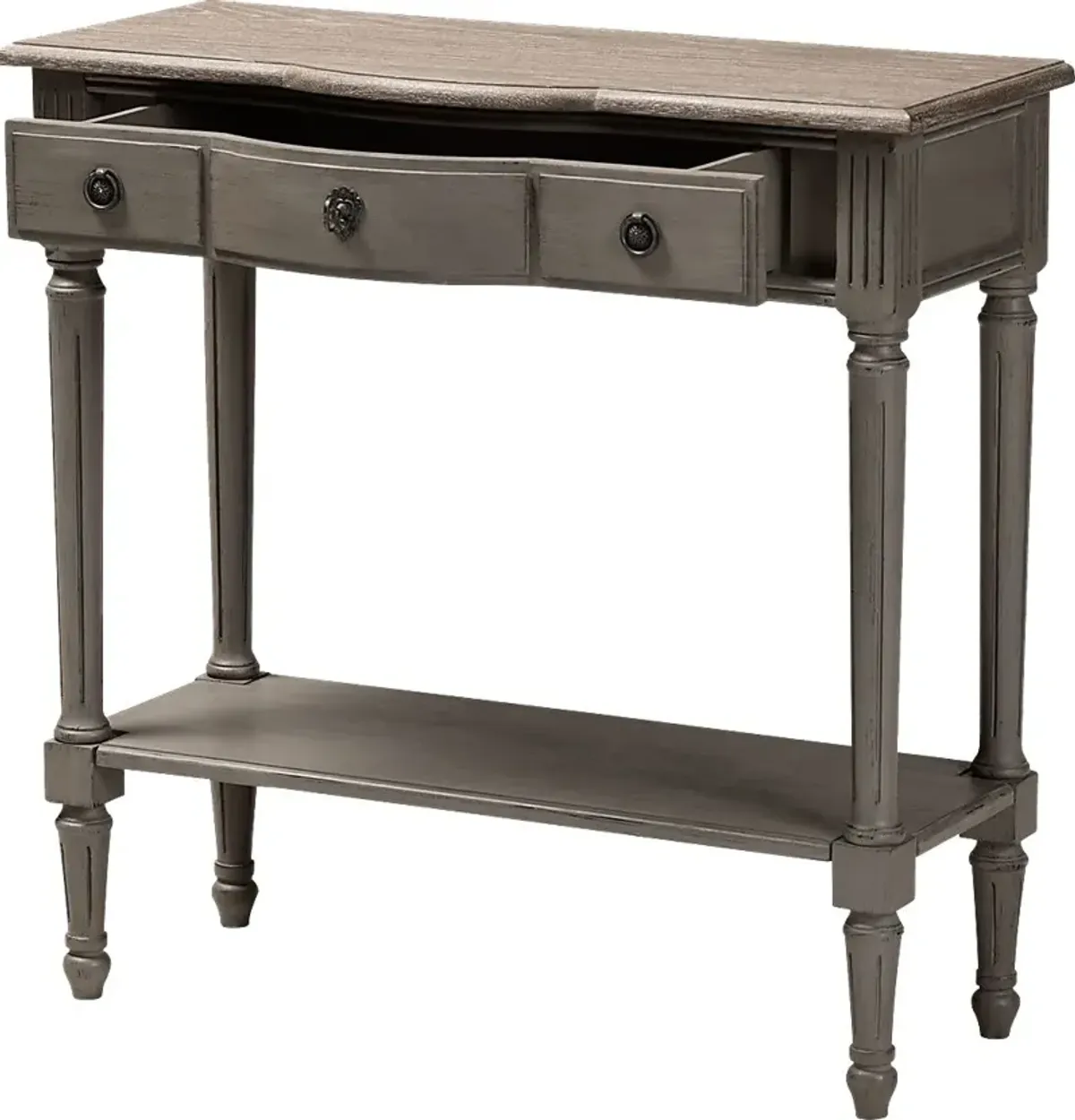 Natrona Gray Console Table