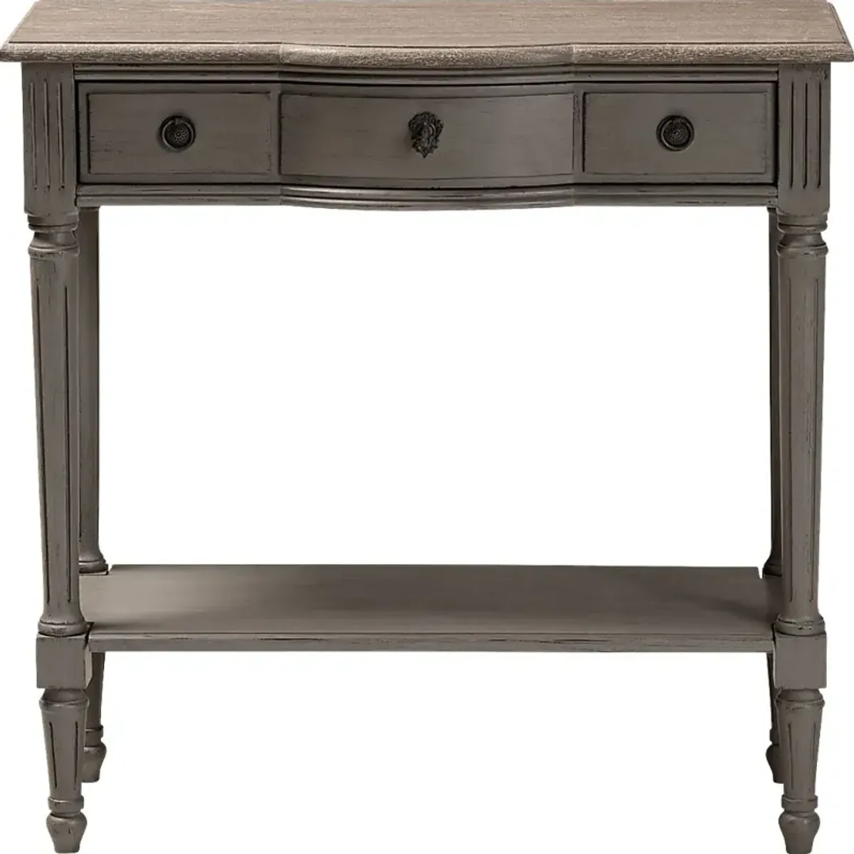 Natrona Gray Console Table