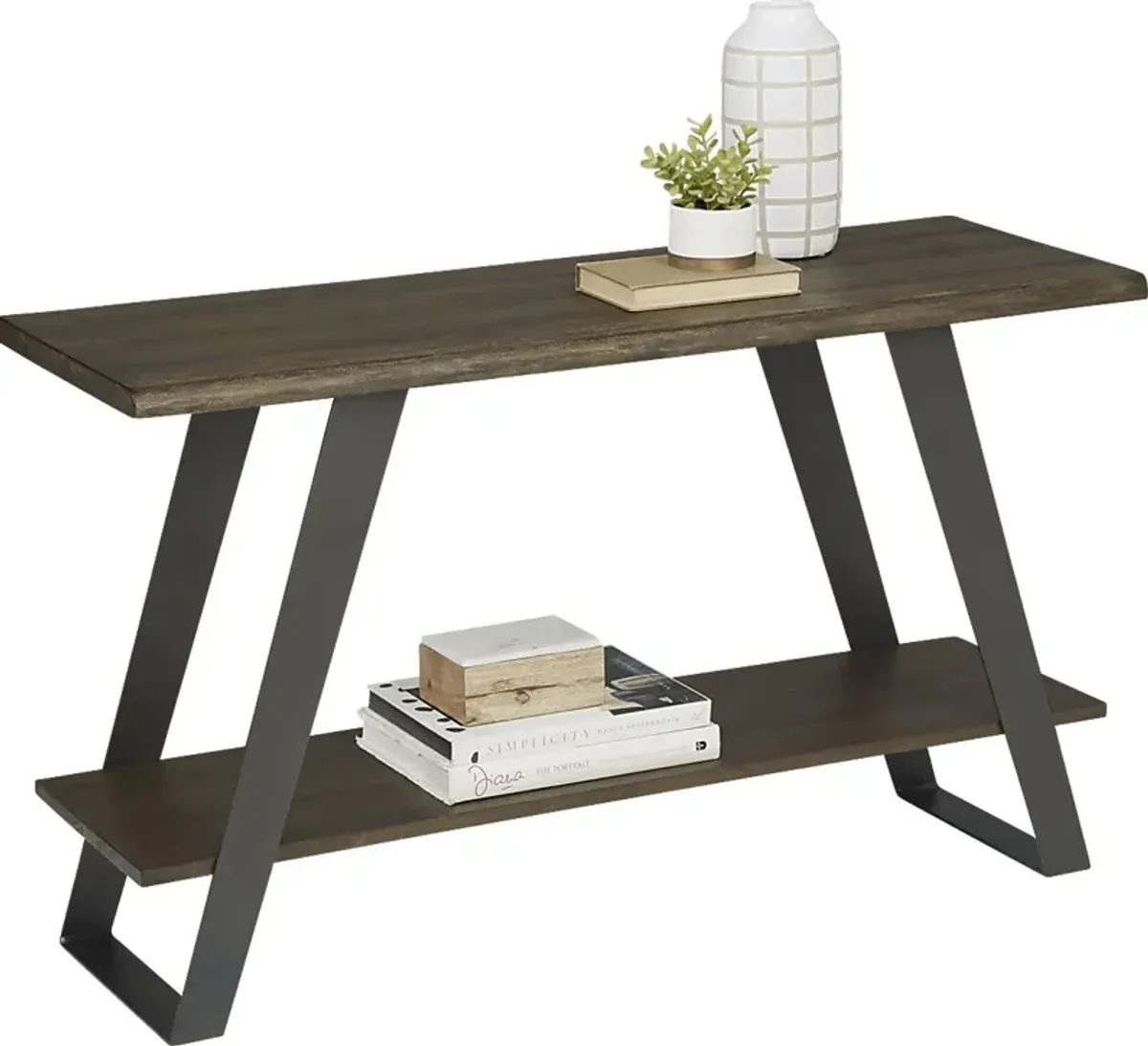 Aden Dark Brown Sofa Table