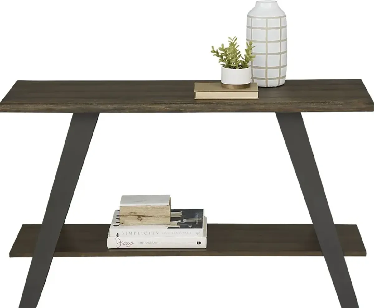 Aden Dark Brown Sofa Table