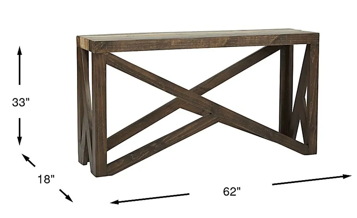 Westover Hills Brown Sofa Table