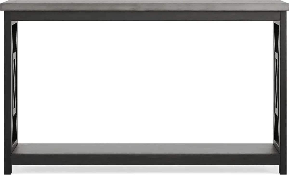 Danusa Black Sofa Table