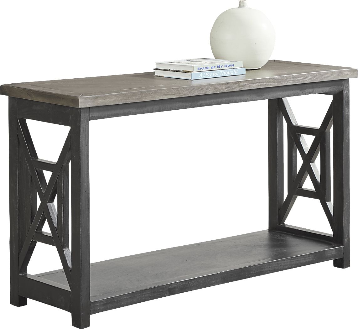 Danusa Black Sofa Table