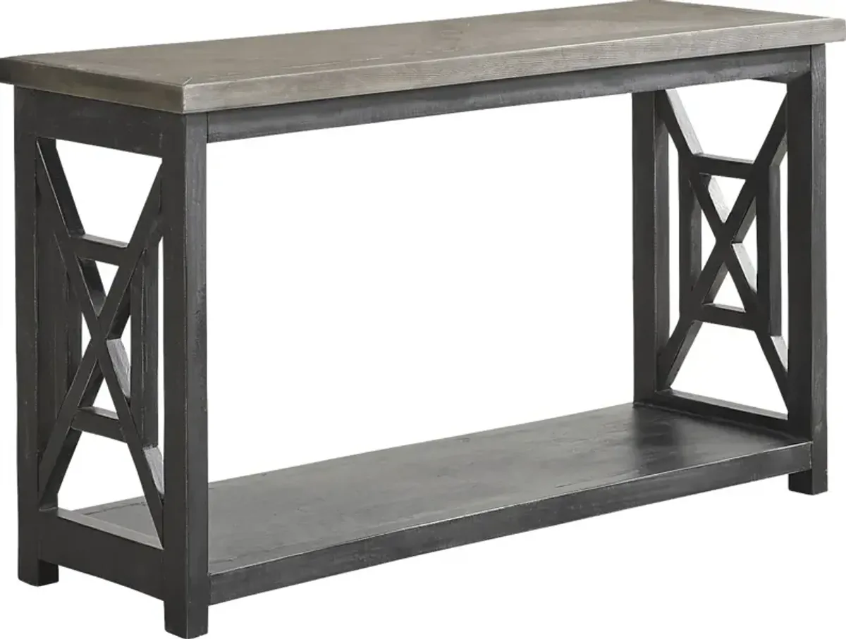 Danusa Black Sofa Table