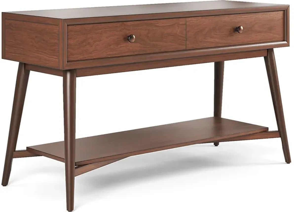 Greyson Brown Cherry Sofa Table