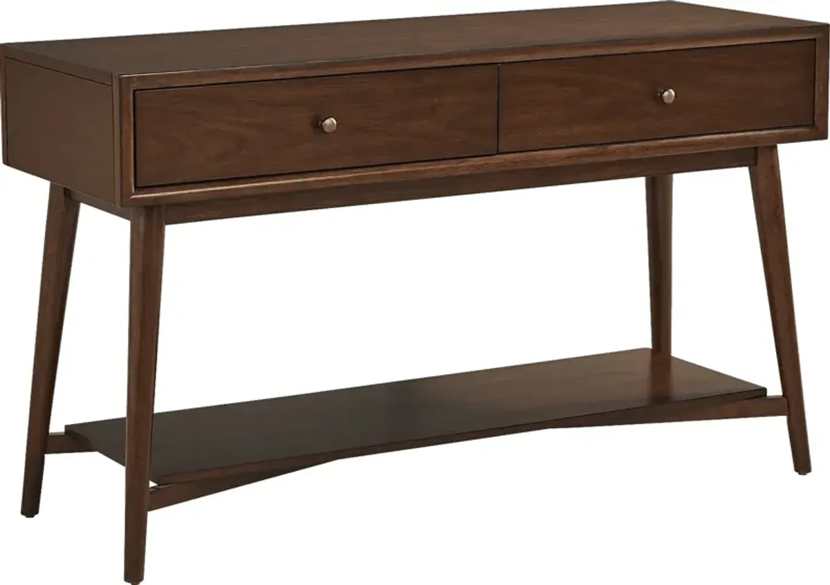 Greyson Brown Cherry Sofa Table