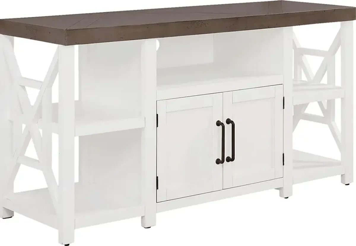 Danusa II White 62 in. Console
