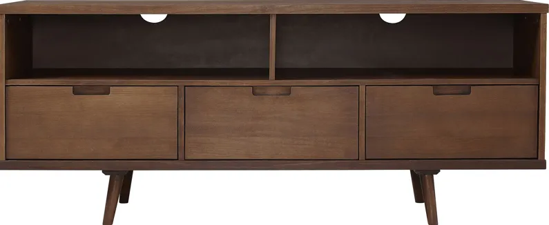 Dartwood Walnut 58 in. Console