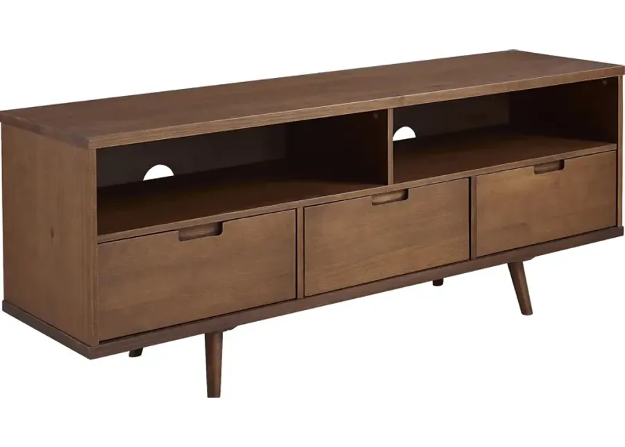 Dartwood Walnut 58 in. Console