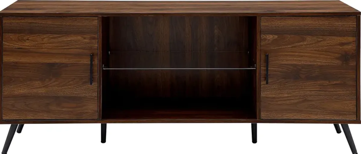 Hemwick Walnut 60 in. Console