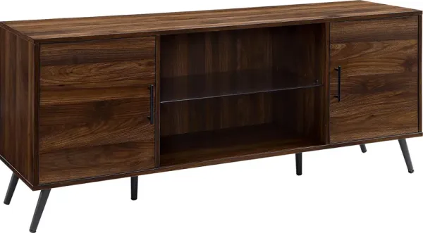 Hemwick Walnut 60 in. Console