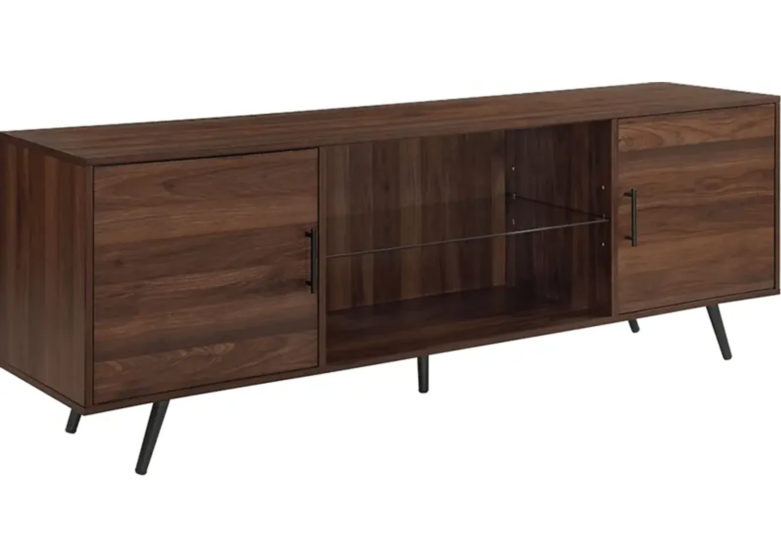 Verlie Walnut 70 in. Console