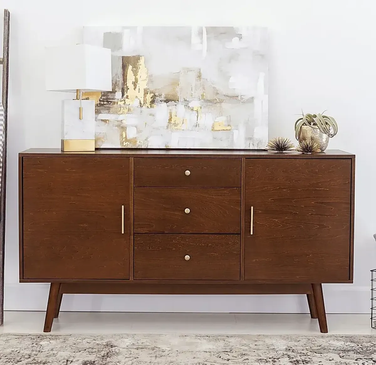 Darcy Walnut 60 in. Console