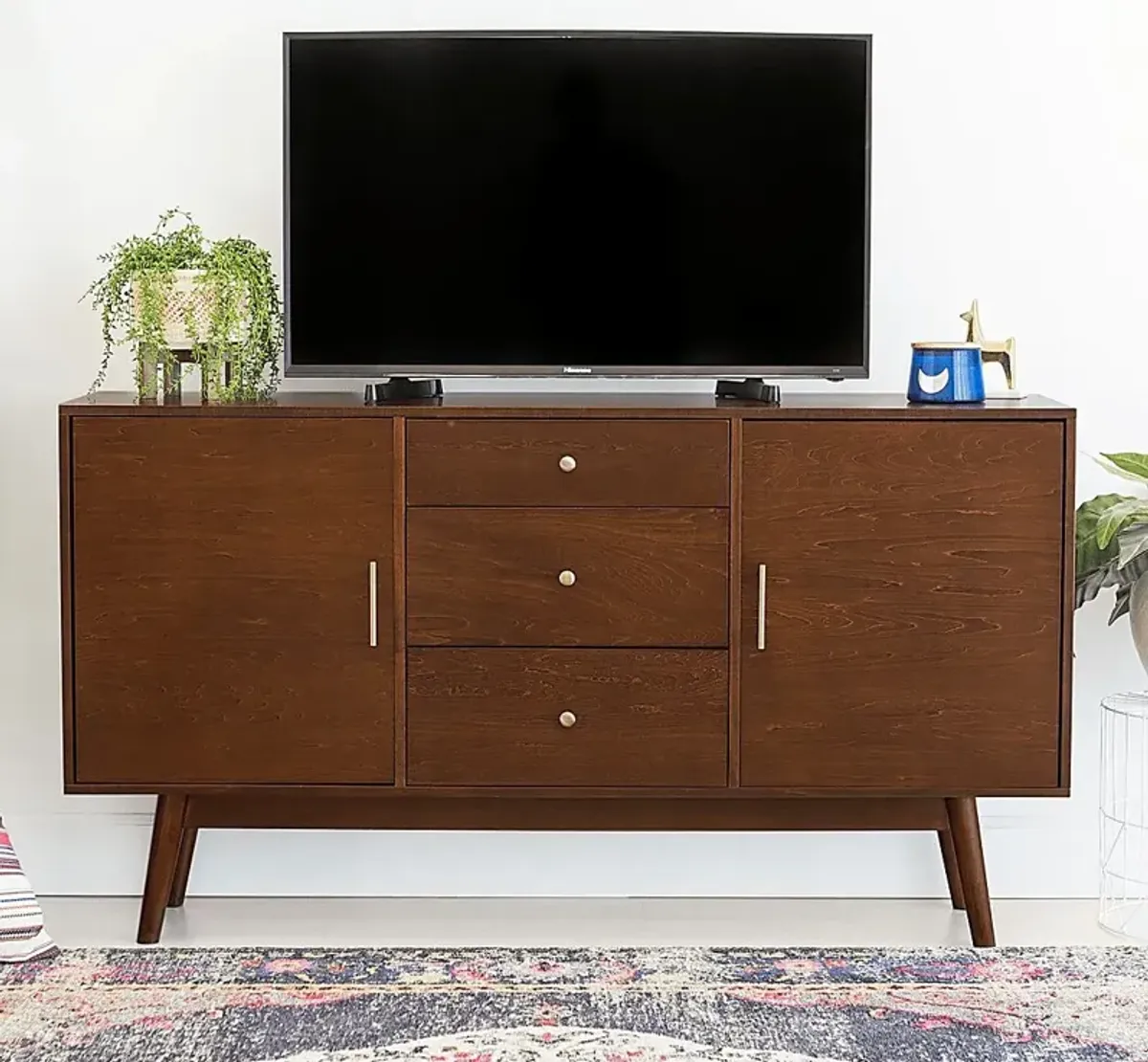 Darcy Walnut 60 in. Console