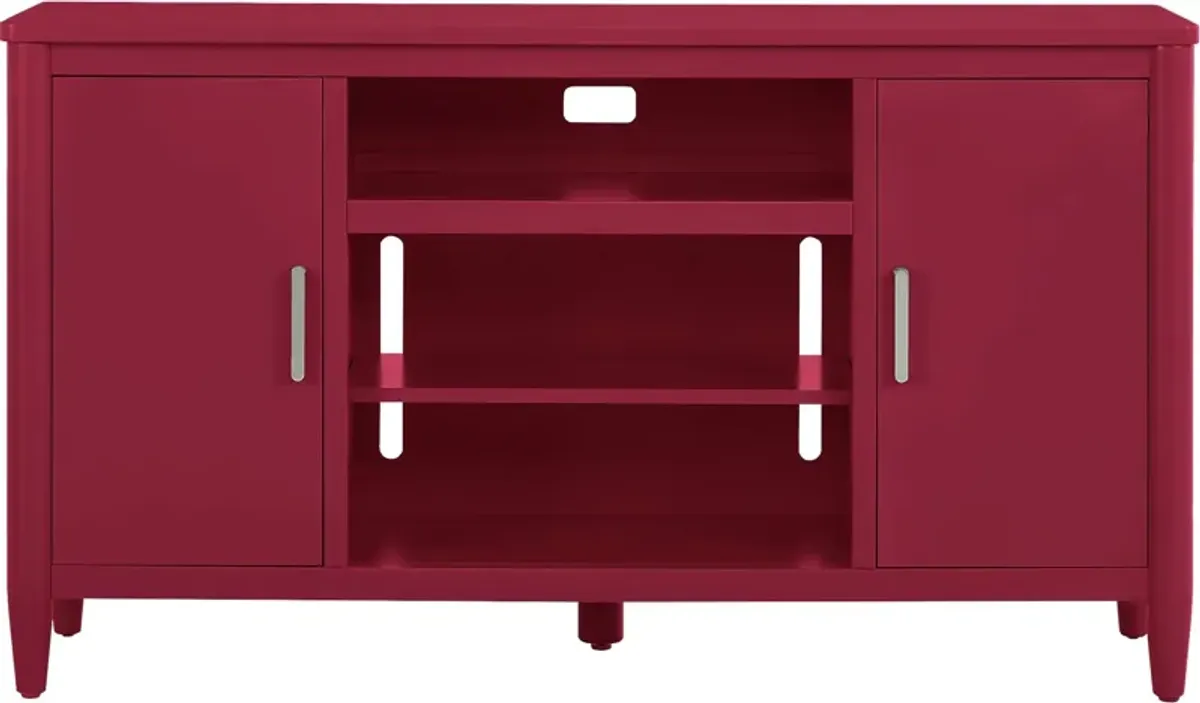 Modern Villa Red 62 in. Console