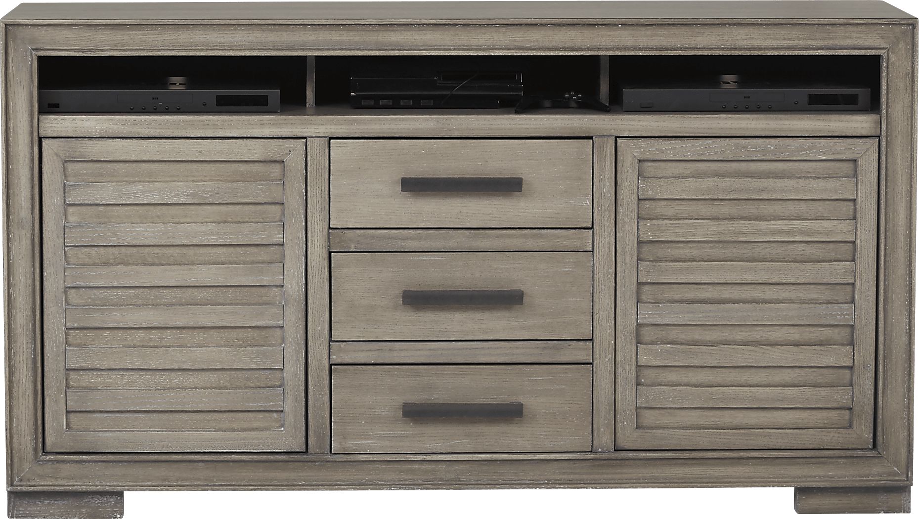 Cates Ridge Light Gray 62 in. Console