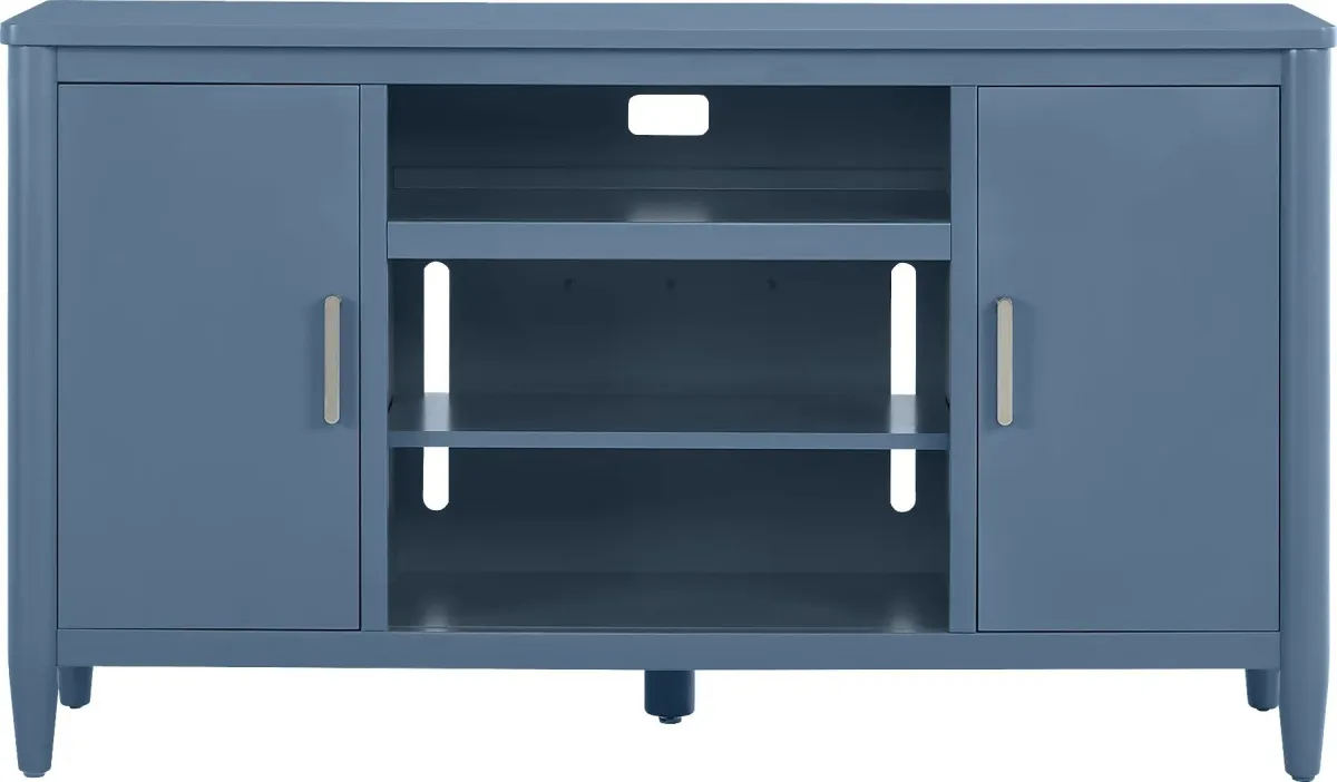 Modern Villa Slate Blue 62 in. Console