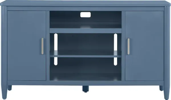 Modern Villa Slate Blue 62 in. Console