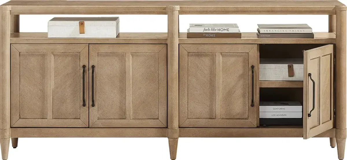 Oakwood Terrace Sand 72 in. Console