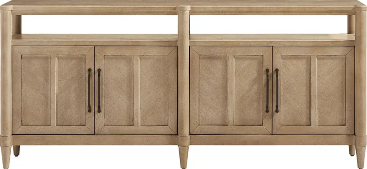 Oakwood Terrace Sand 72 in. Console