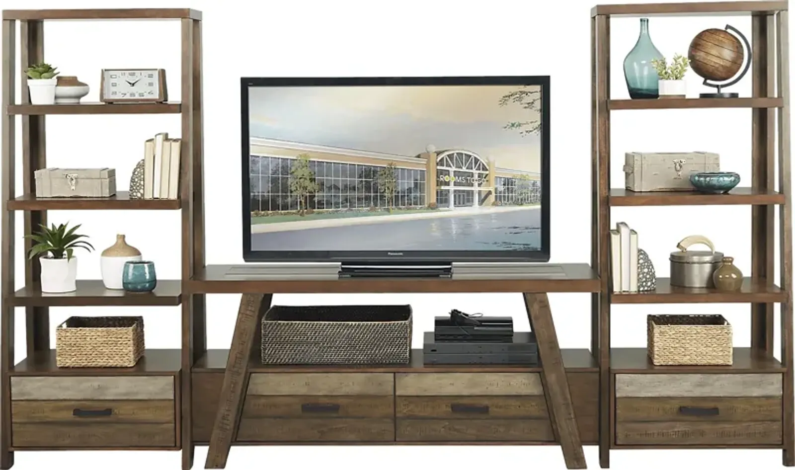 Cedar Creek Brown 3 Pc Wall Unit