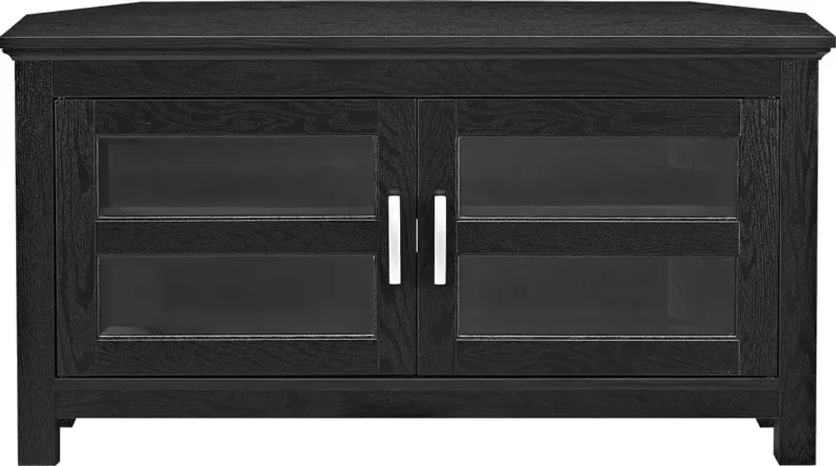 Ogden Black 44 in. Corner Console