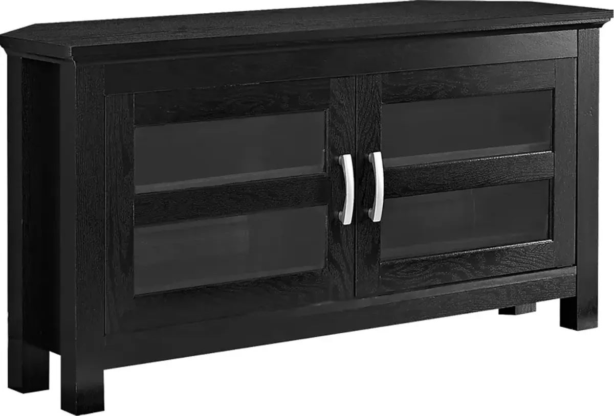 Ogden Black 44 in. Corner Console