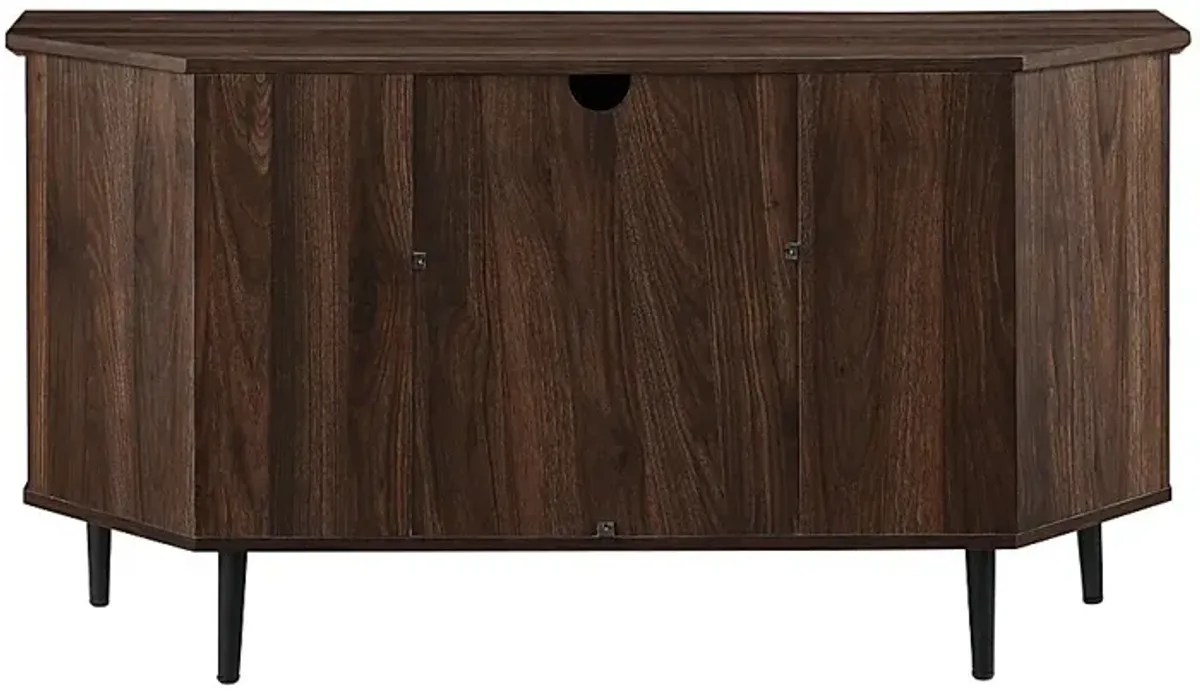 Arbor Circle Dark Brown 48 in. Console