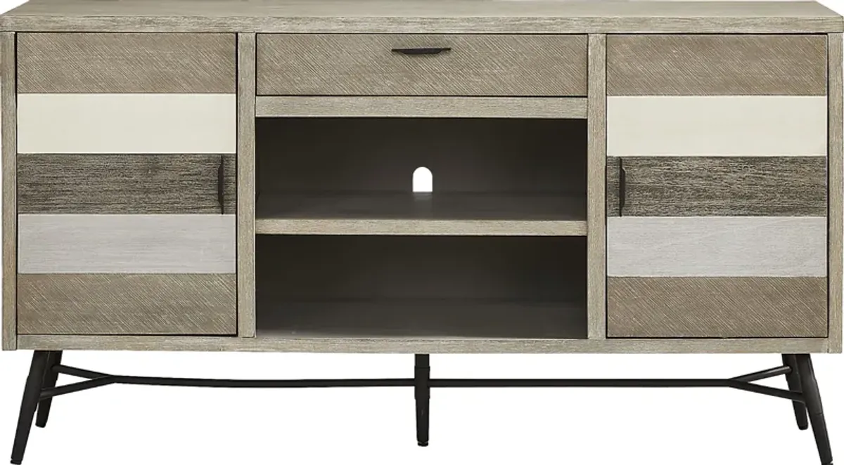 Midtown Loft Gray 66 in. Console