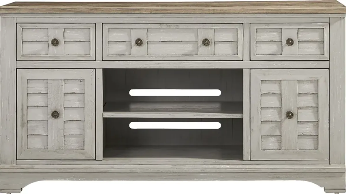 Edisto Bay Gray 64 in. Console