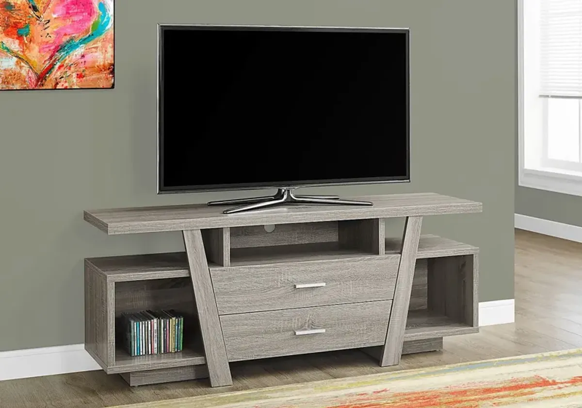Windon Taupe 60 in. Console