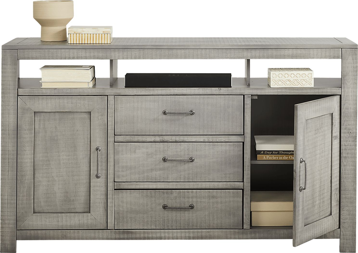 Abbey Springs Gray Console