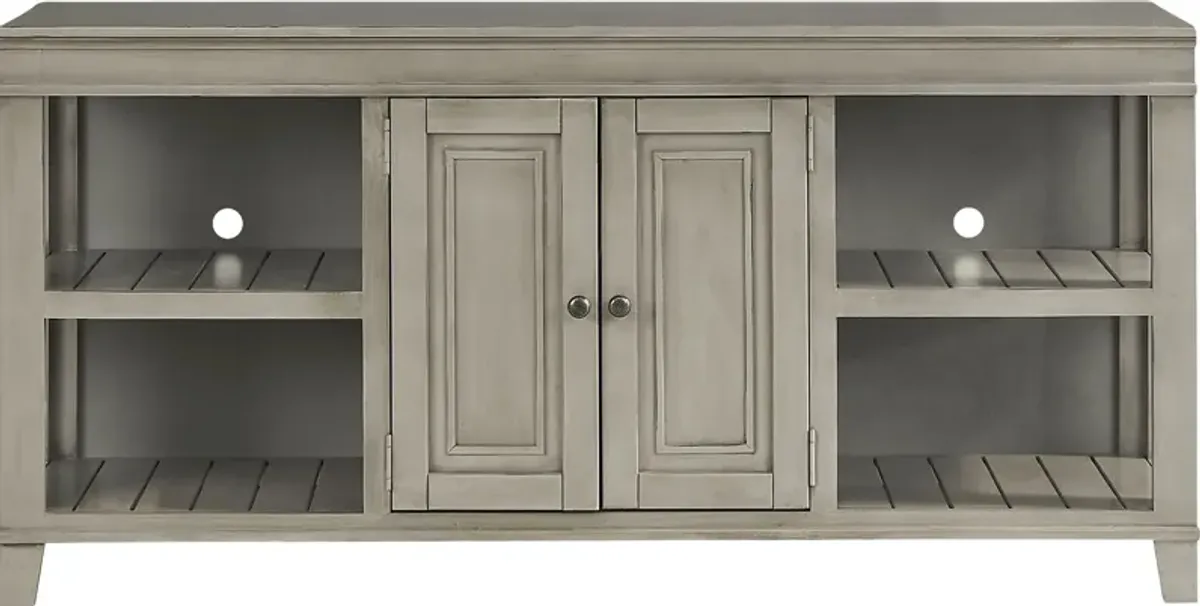 Darby Brook Light Gray 66 in. Console