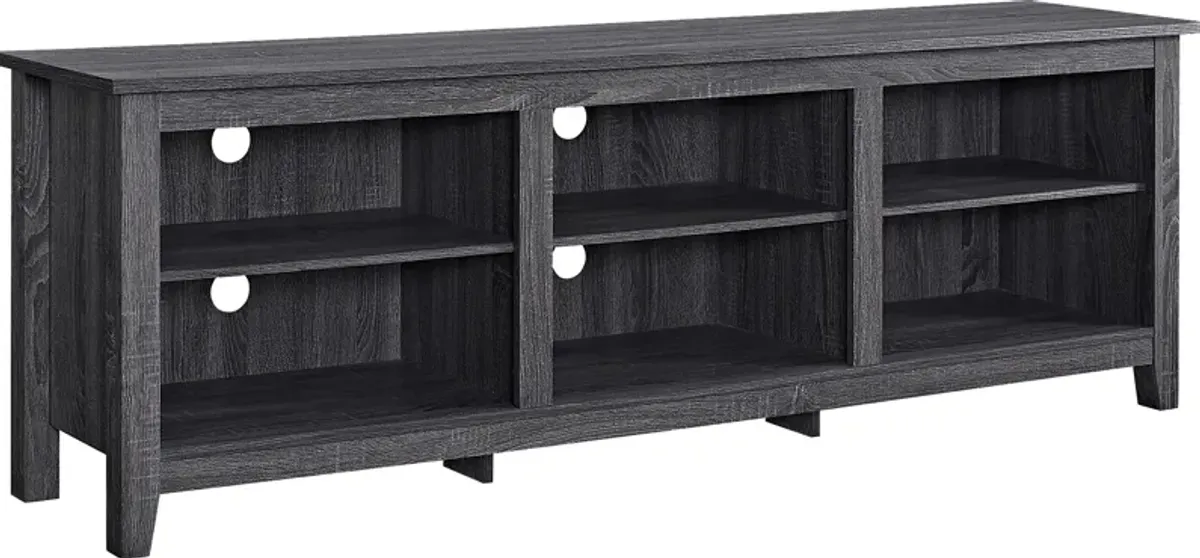 Everett Charcoal 70 in. Console