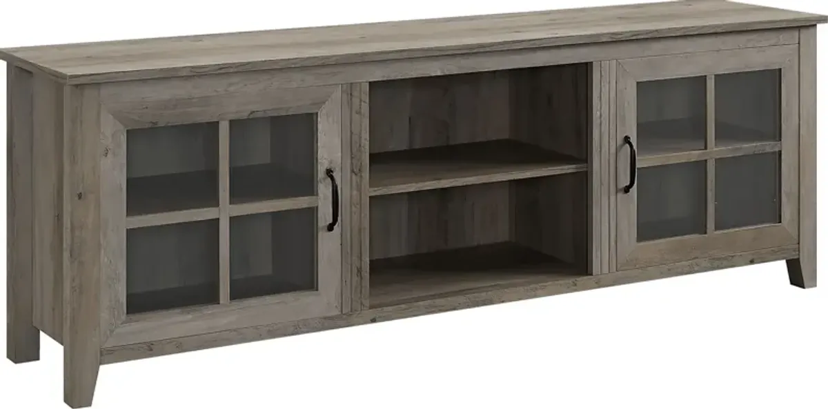 Ayllon Gray 70 in. Console