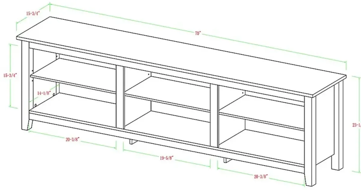 Everett Espresso 70 in. Console