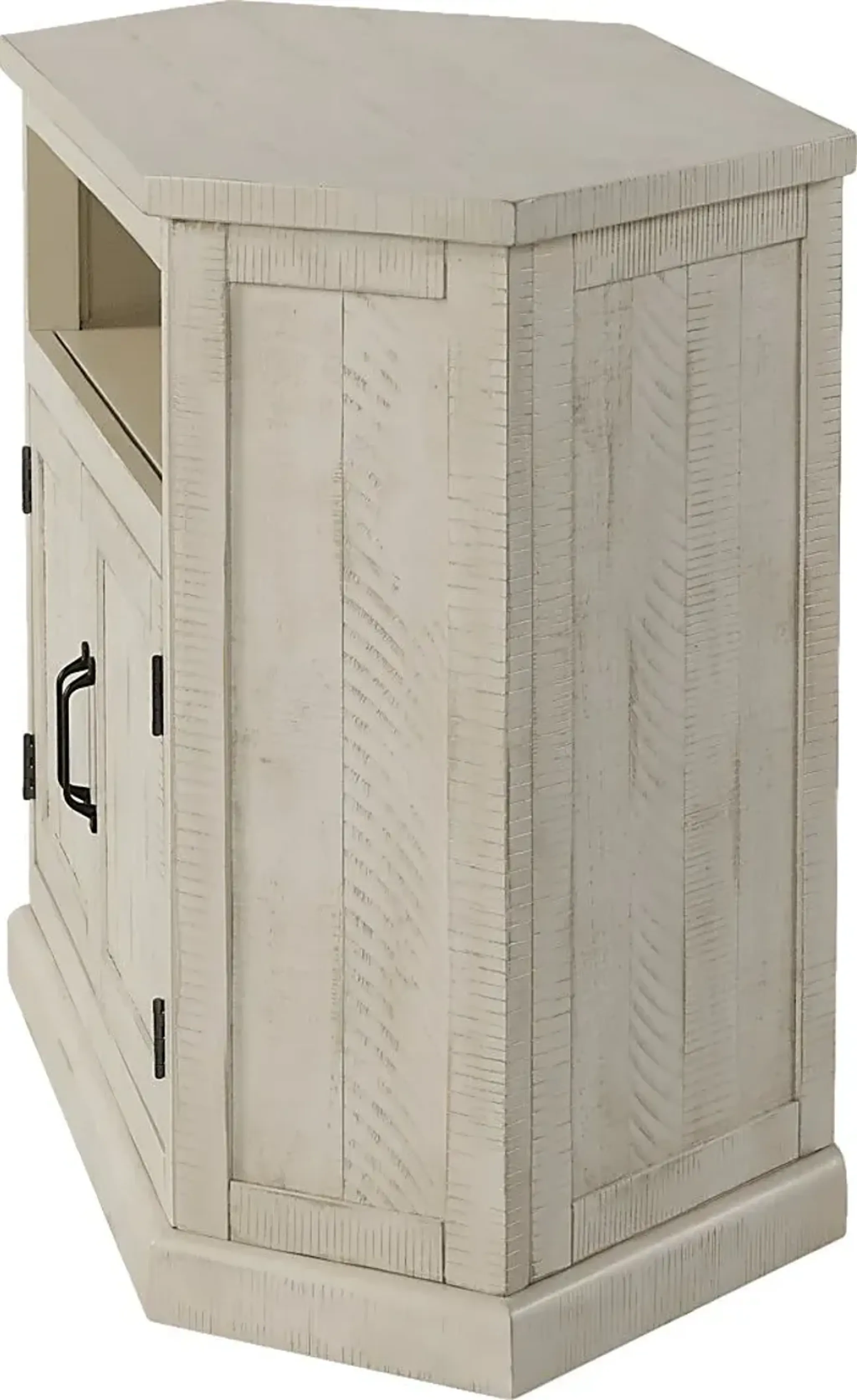 Rustic Path White 495 In Corner Console Rooms To Go | Furniture.com