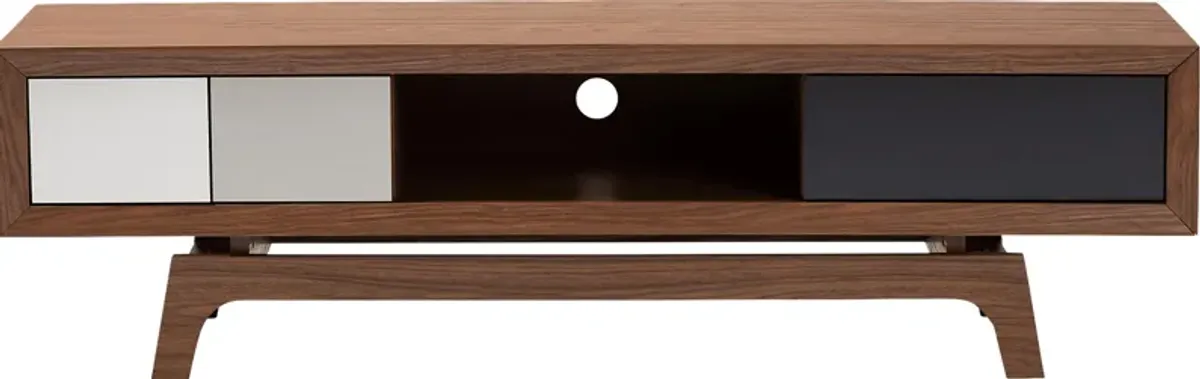 Skysail Walnut 63 in. Console