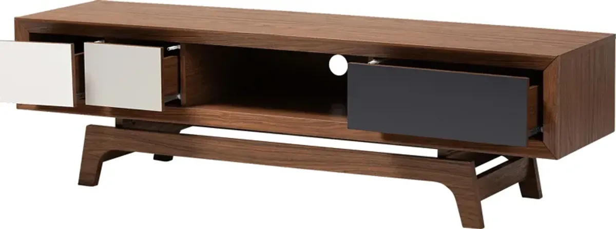 Skysail Walnut 63 in. Console