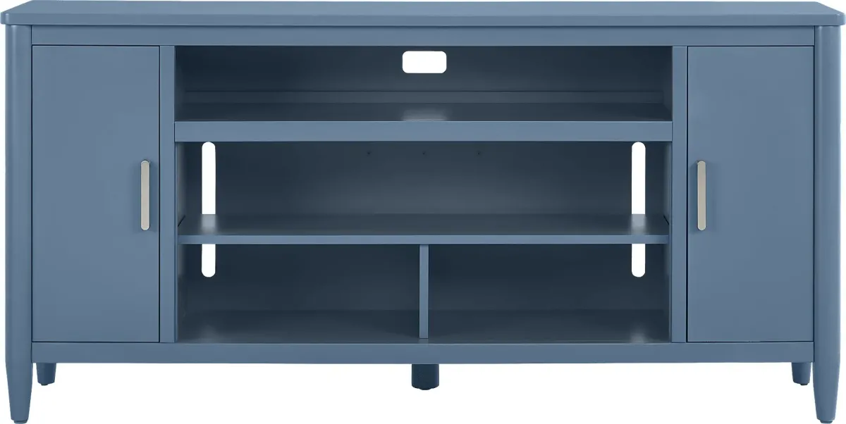 Modern Villa Slate Blue 72 in. Console