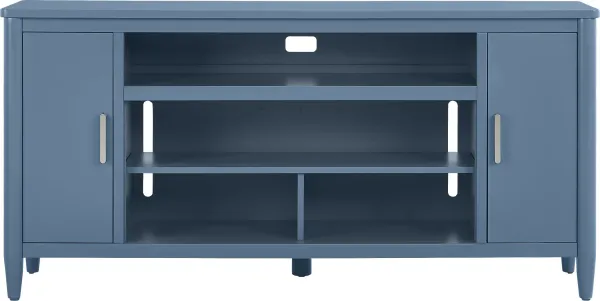 Modern Villa Slate Blue 72 in. Console