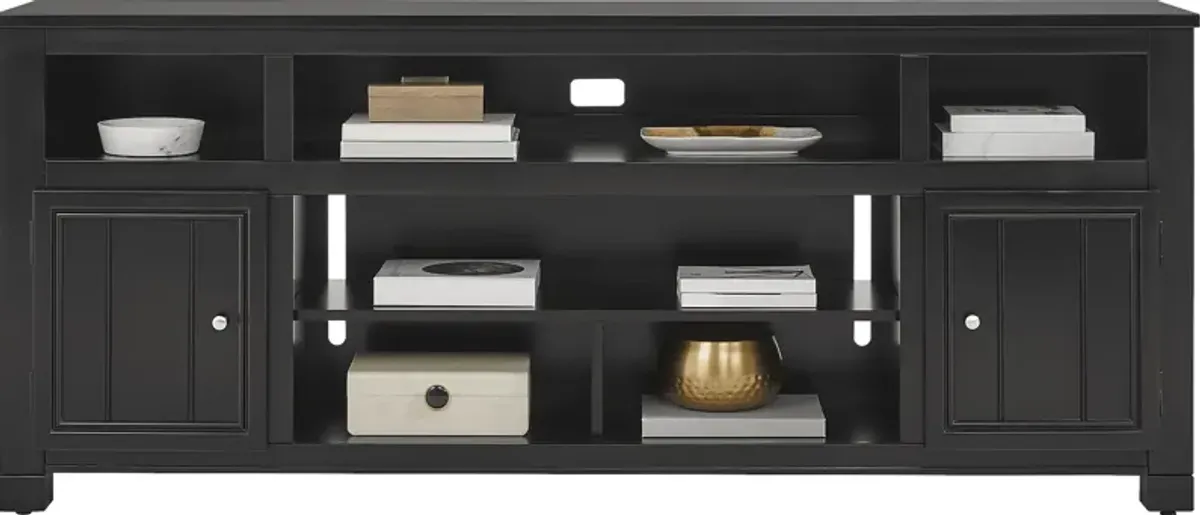 Lakeside Cottage Black 84 In. Console