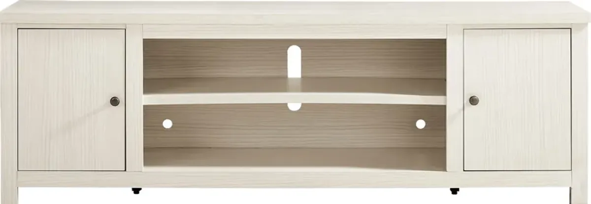 High Mountain White 82 in. Console