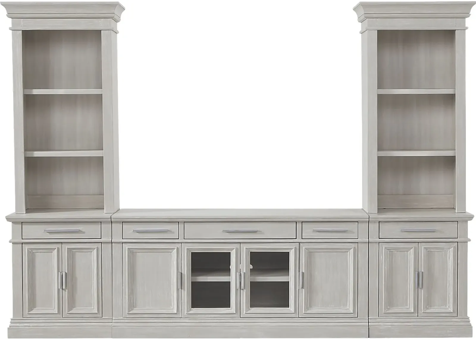 Brightwood Gray 5 Pc Wall Unit with 66 in. Console